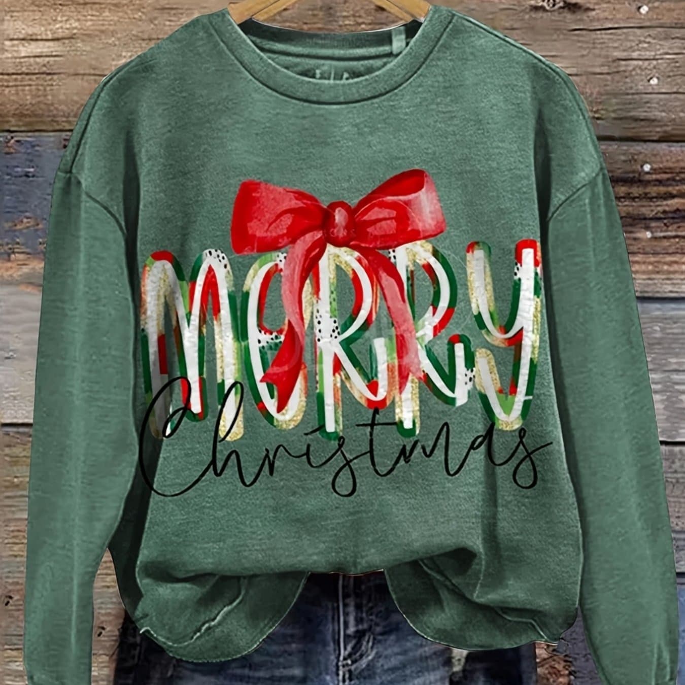 TEMU Women's Crew Neck Sweatshirt, Anime Print Women's Fall Clothing, Fashionable Women's Halloween Costume, Party-ready Christmas Outfit, Women's Fall Pullover,