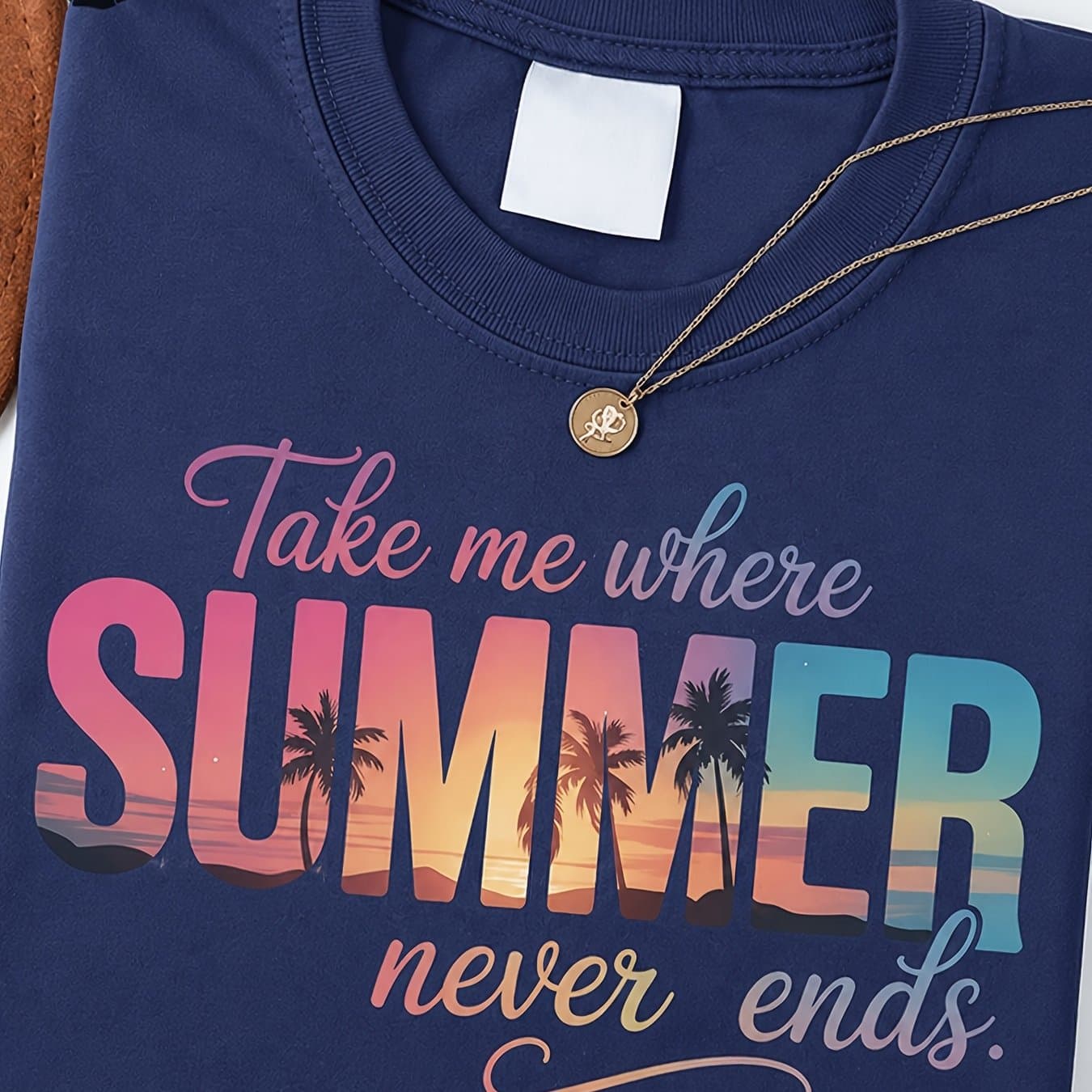 TEMU Elegant Women's Blouse Round Neck Short Sleeve Y2k Top Casual Comfortable Minimalist Elegant Fashion Commuter Vacation Versatile Vintage Style Local Shipping