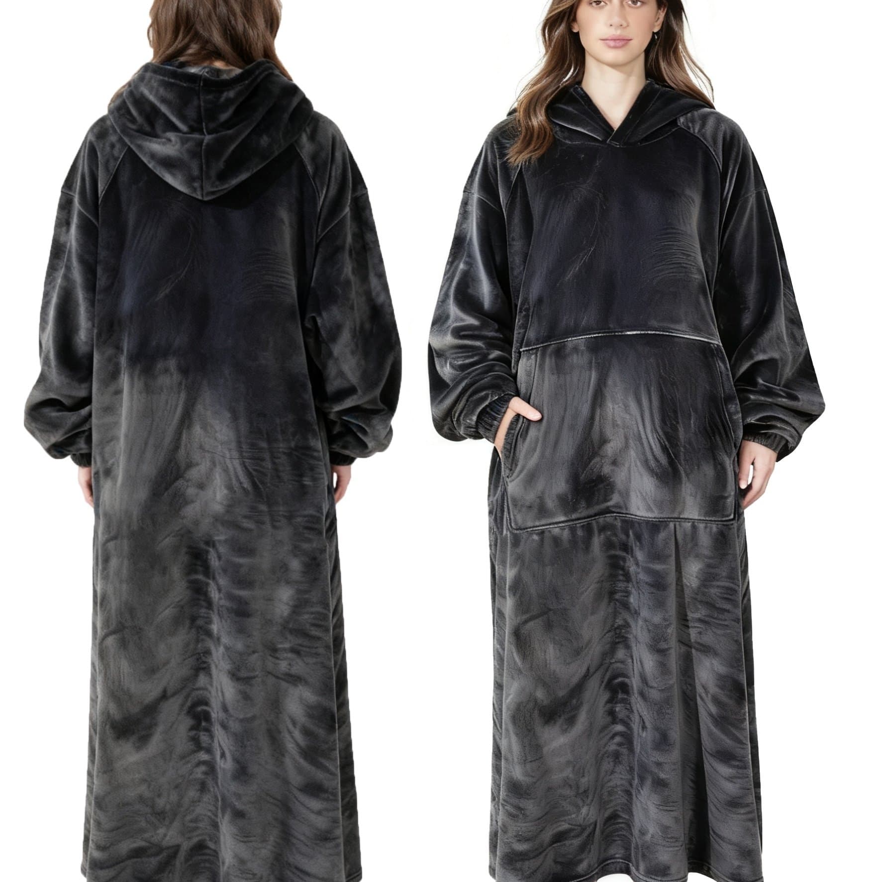 TEMU Commollis Oversized Wearable Blanket Hoodie For , Soft Flannel Loungewear With Giant Pocket, Warm Cozy & Machine Washable Robe, Perfect Christmas & Thanksgiving Gift