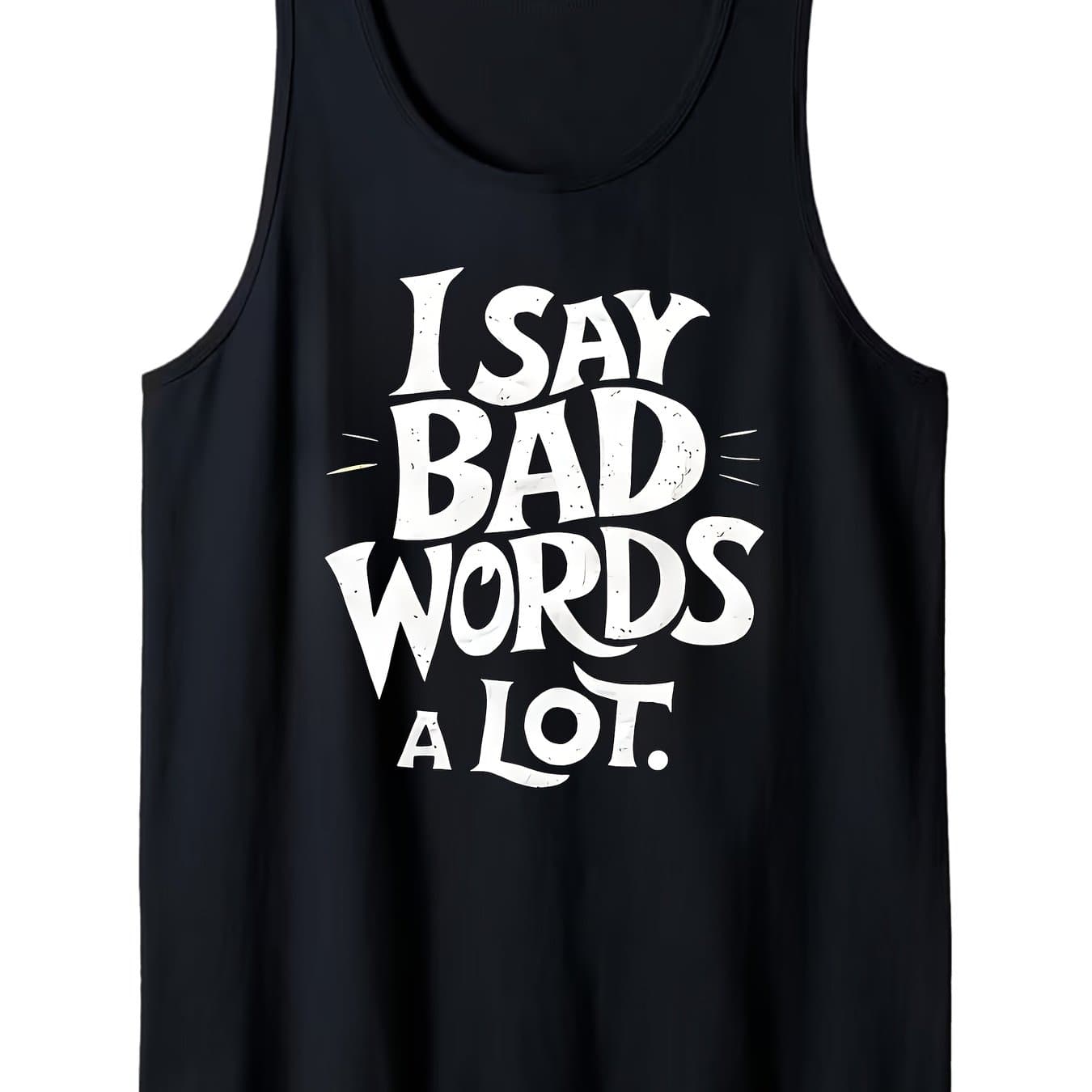 TEMU A Humorous Sleeveless Tank Features The 'i Say ', Designed For Men And Women. A Lightweight And Summer Top, Ideal For Outdoor Activities, Workouts, And Holiday