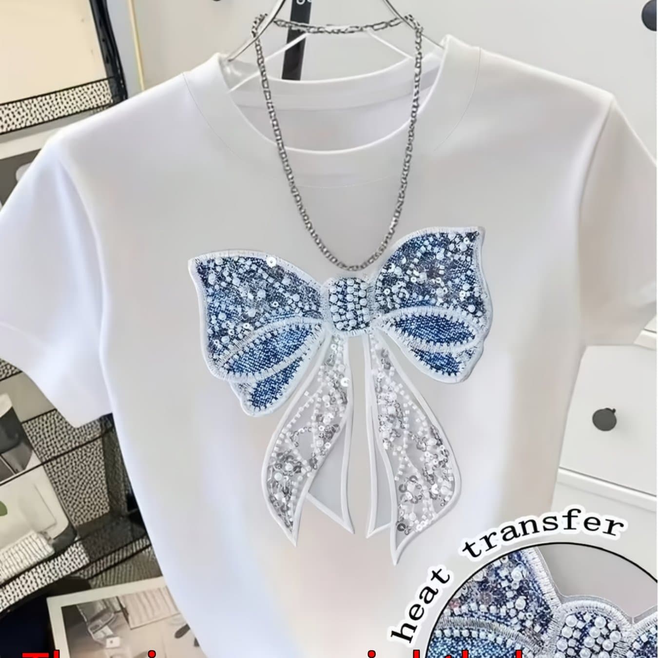 TEMU Casual Short-sleeve Crew Neck Top With A Trendy Graphic Print, Perfect For Holiday Wear. Made From Medium Stretch Fabric, It Offers A Regular Fit Ideal For Your Spring And Summer Collection
