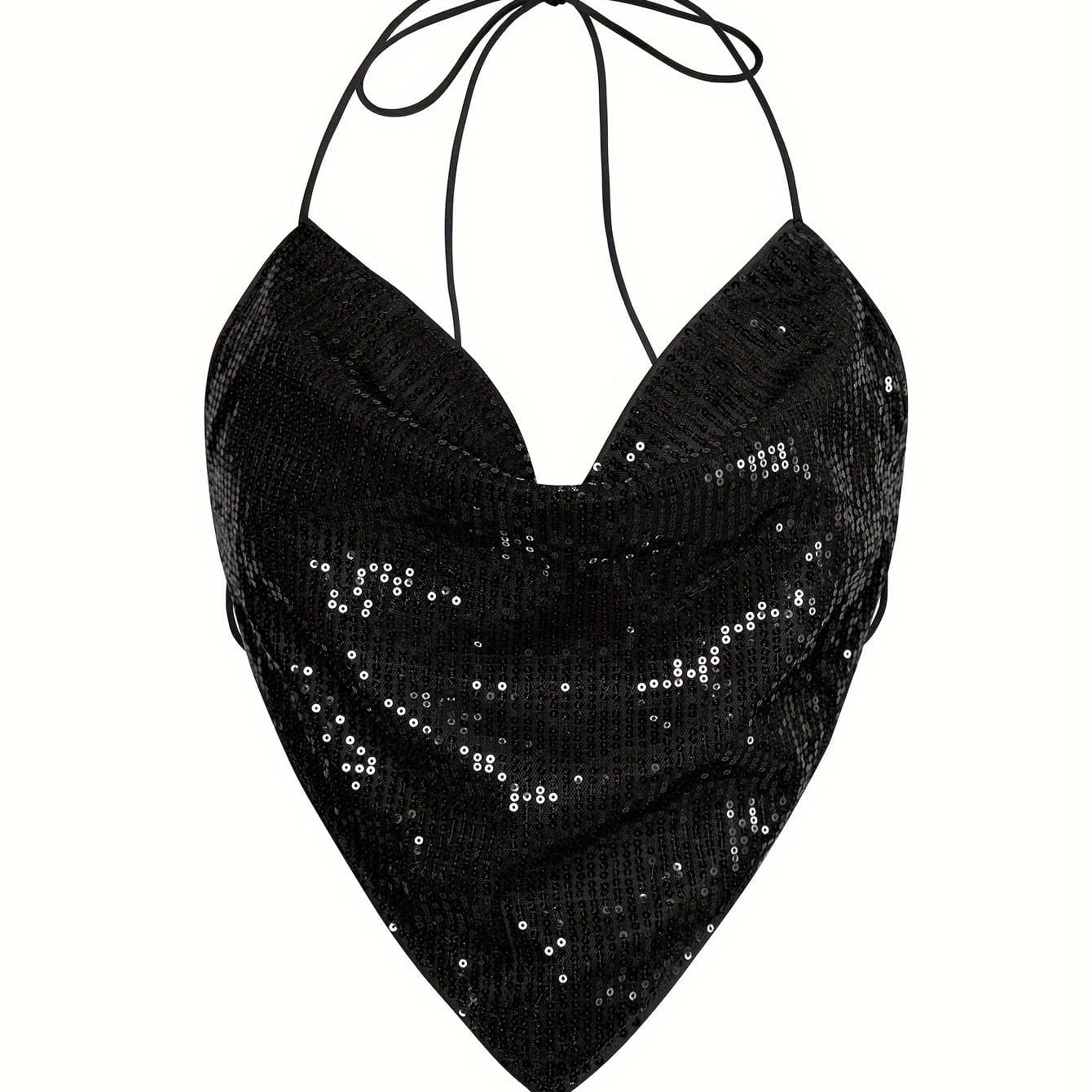 TEMU Sequined Women's Cami (yy397)