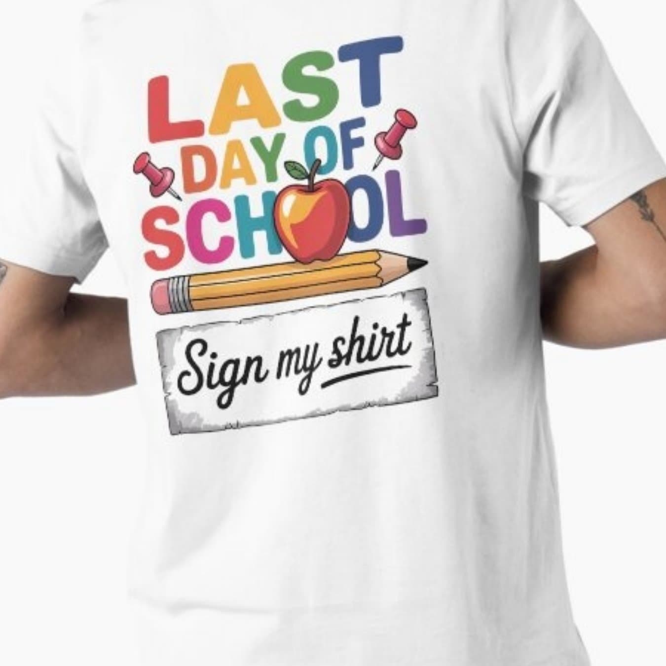 TEMU Nicomitchell Retro Signature Of School & Graduation Sign - Suitable For Gym, Outdoor Activities, Casual Wear, Machine Washable Graphic Design With Round Neck For And Fans
