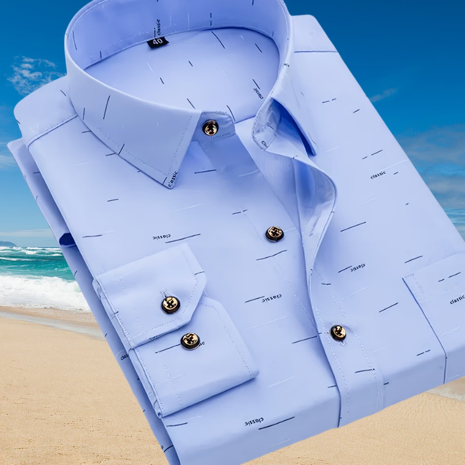 TEMU New Autumn Men's Shirts With Plaid Prints, Trendy Korean-style Slim-fit Long-sleeve Casual Shirts, Lightweight And Stylish
