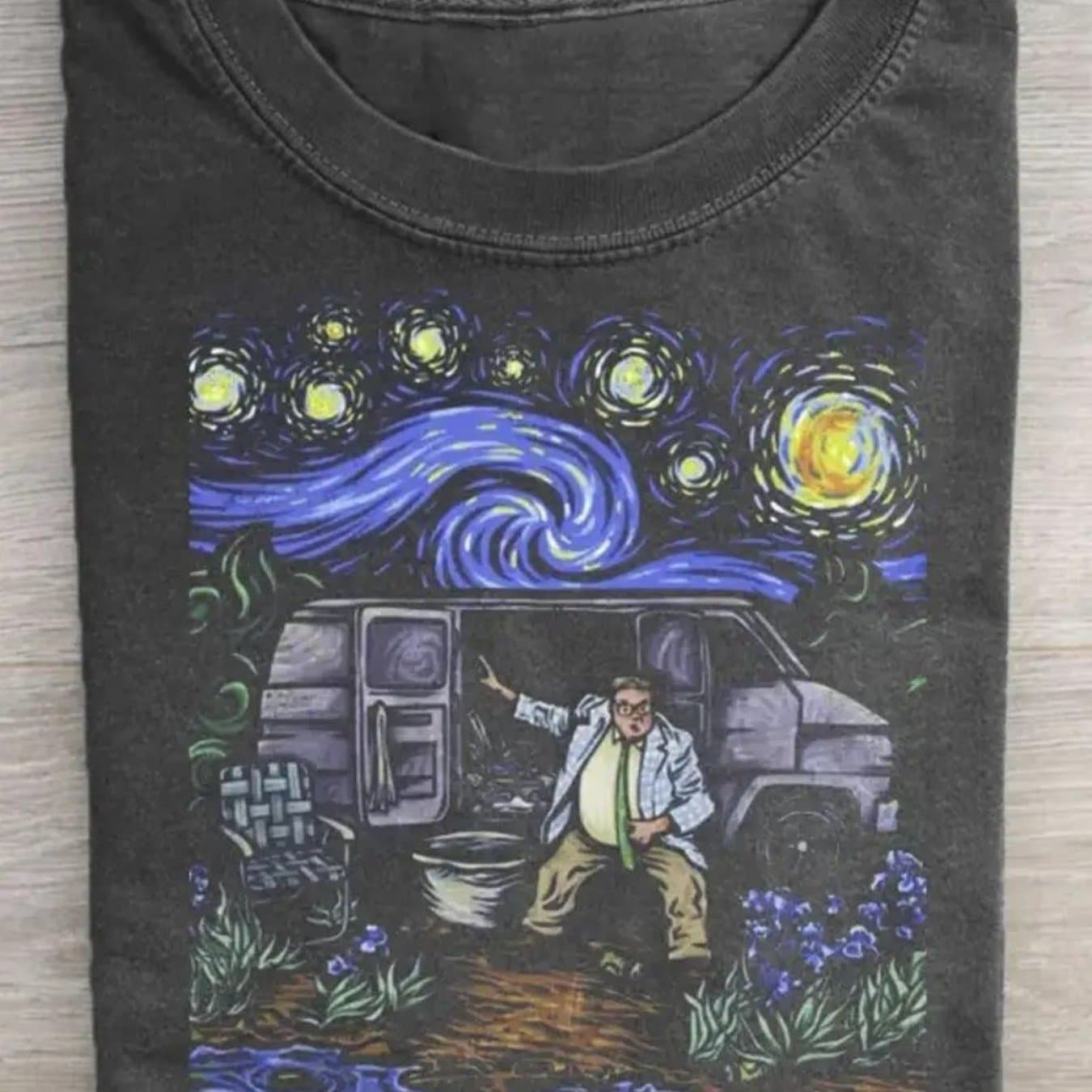 TEMU Fun T-shirt: Comfortable Loose-fit Casual Swear Top, Birthday Gift And Daily Wear, Machine Washable Dark Clothing, Design, Street Style Durable Print, Essential For Enthusiasts, Breathable Fabric