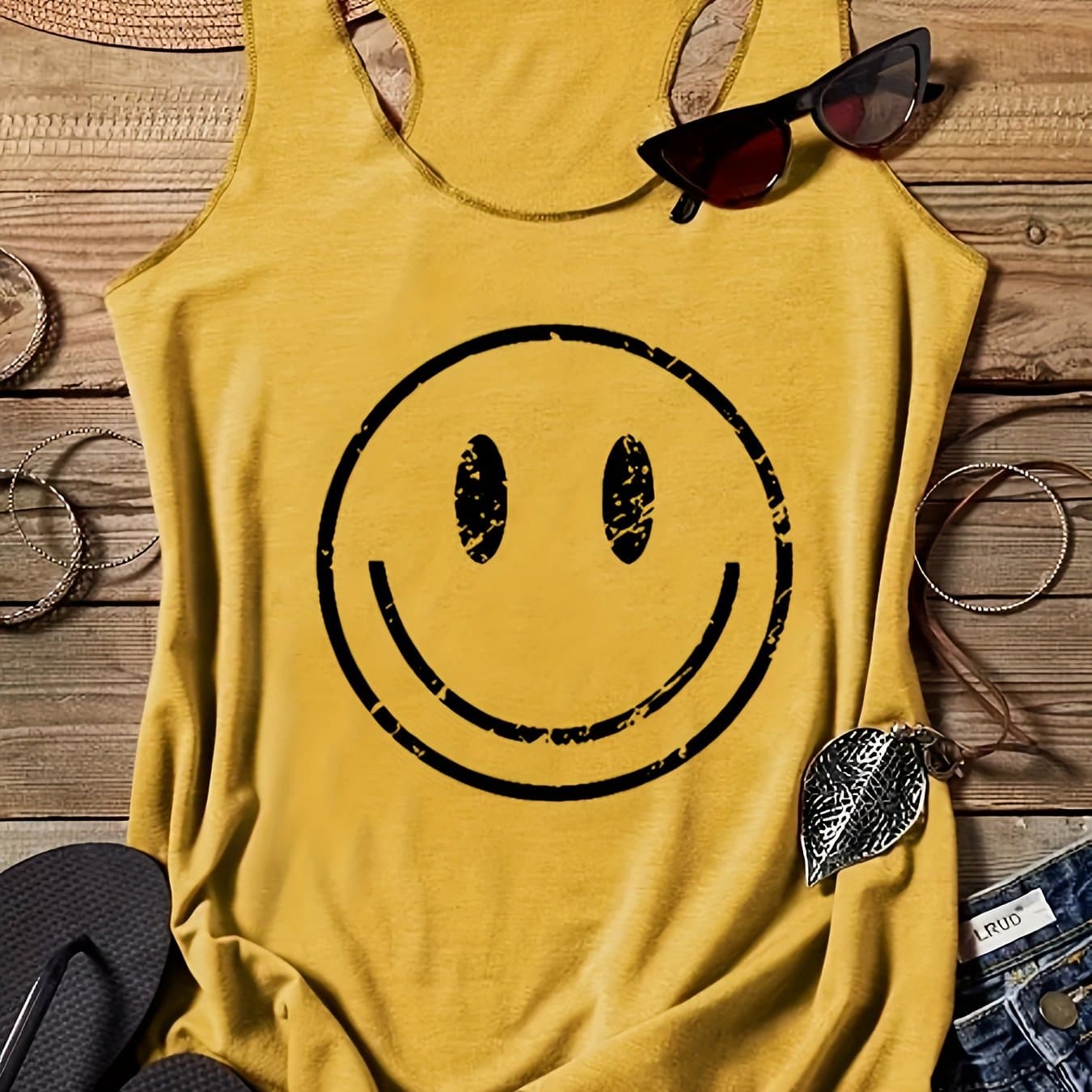 TEMU Printed Women's Vest