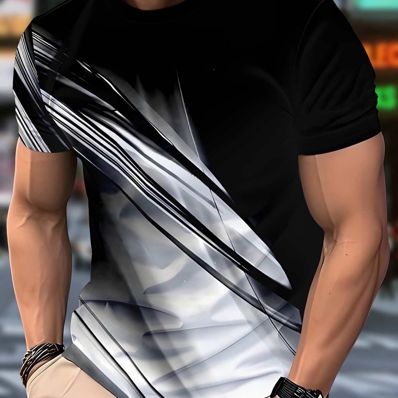 TEMU Men's Novelty T-shirt