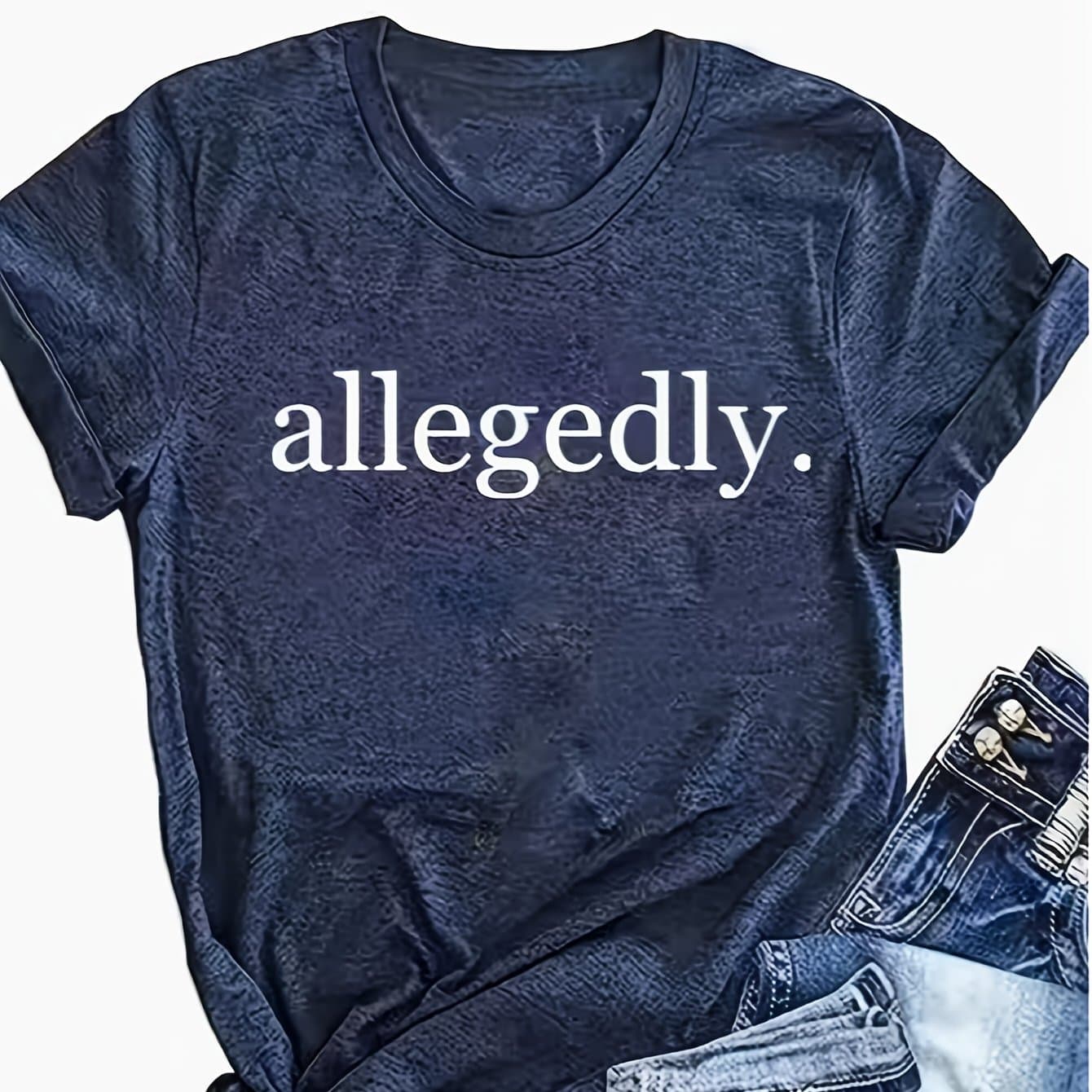 TEMU Navy Blue Pinyin T-shirt - Chinese Lettering & Phonetic Chart, Casual Short Sleeve Top Suitable For All , Machine Washable Blouse Can Style For Casual Attire Or Learning Outfits