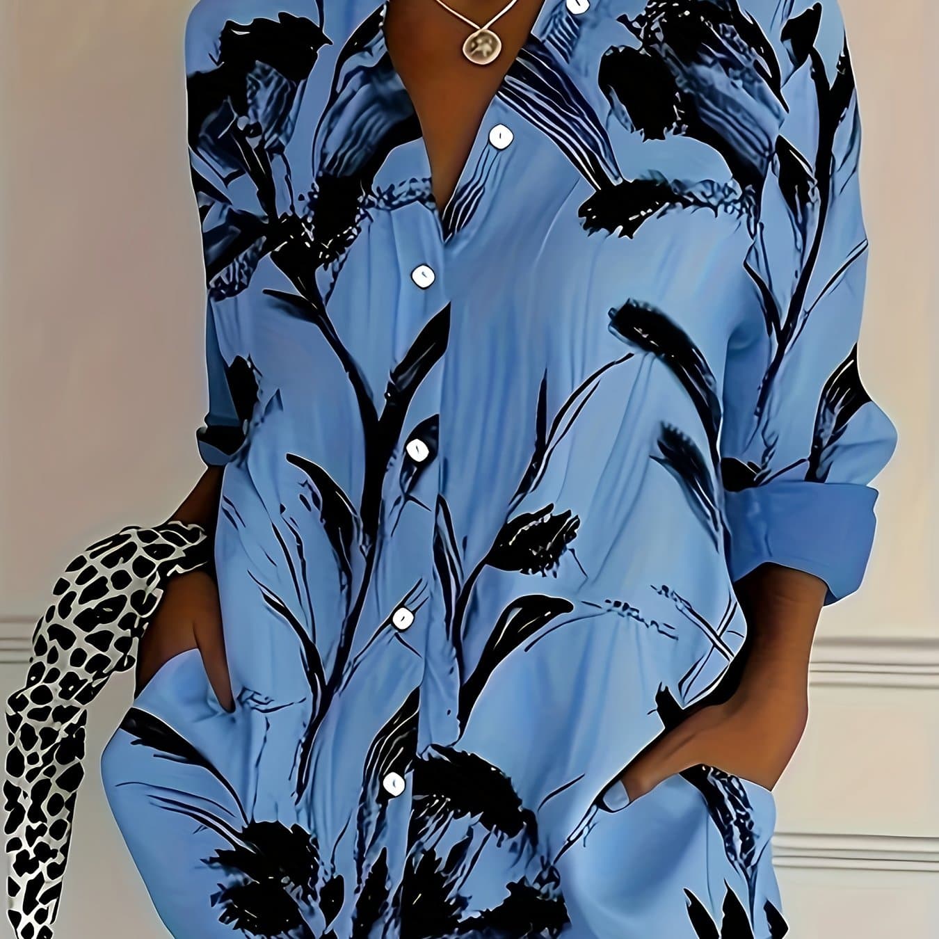 TEMU Fashion Women's Spring Summer Autumn Blouse Top