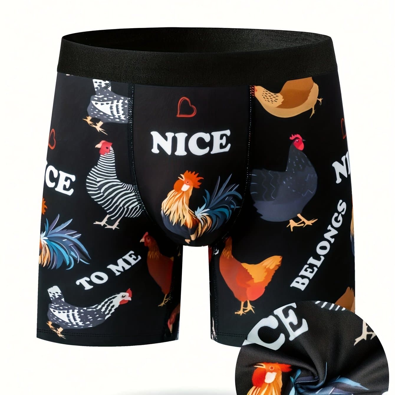 TEMU 1pc Nice Belongstome Men's Sexy Breathable Stretchy Comfortable Boxer Briefs