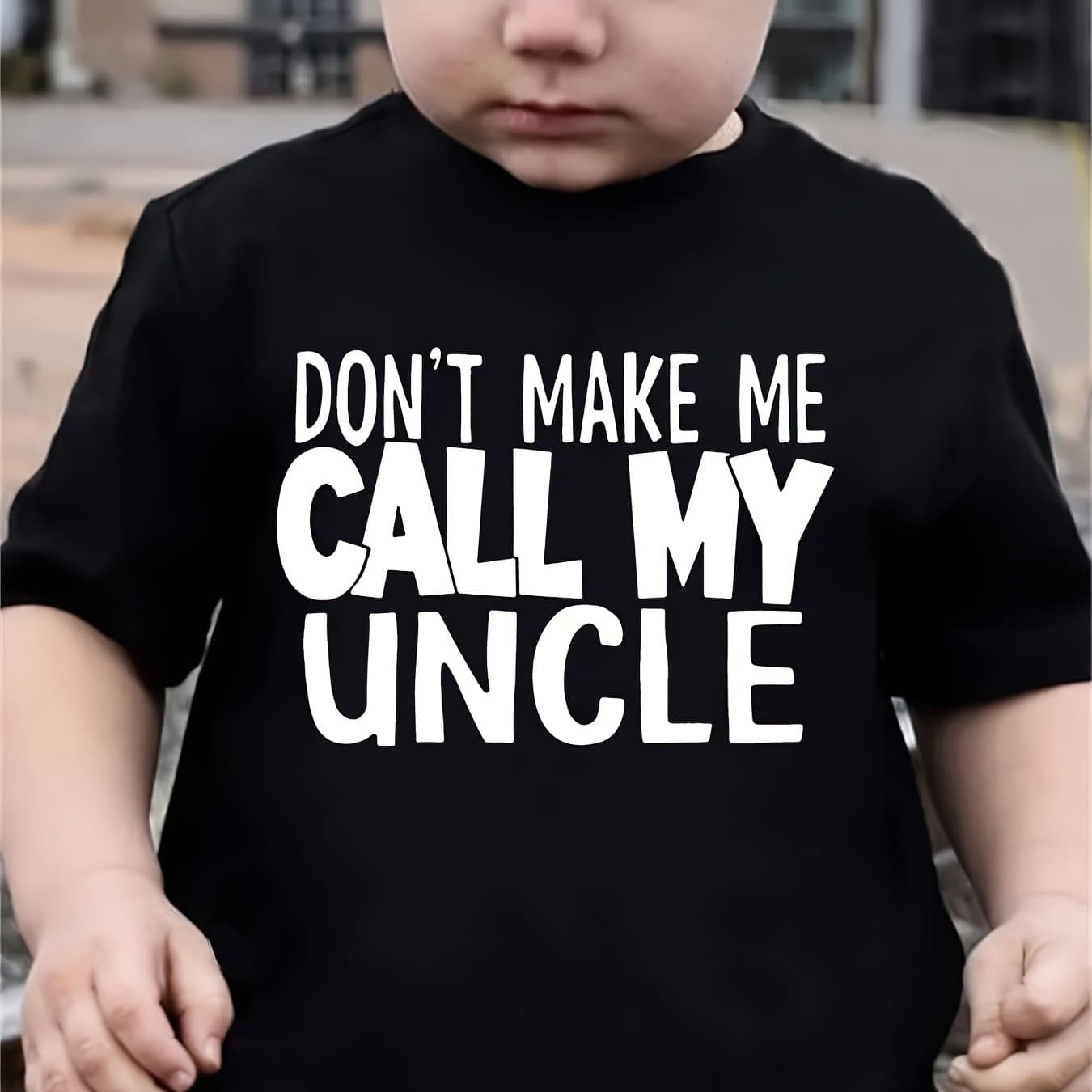 TEMU Boys' Soft & Comfy T-shirt - Don't Call Humorous Print, Crew Neck, Short Sleeve, Ideal For Springsummerfall, Machine Washable