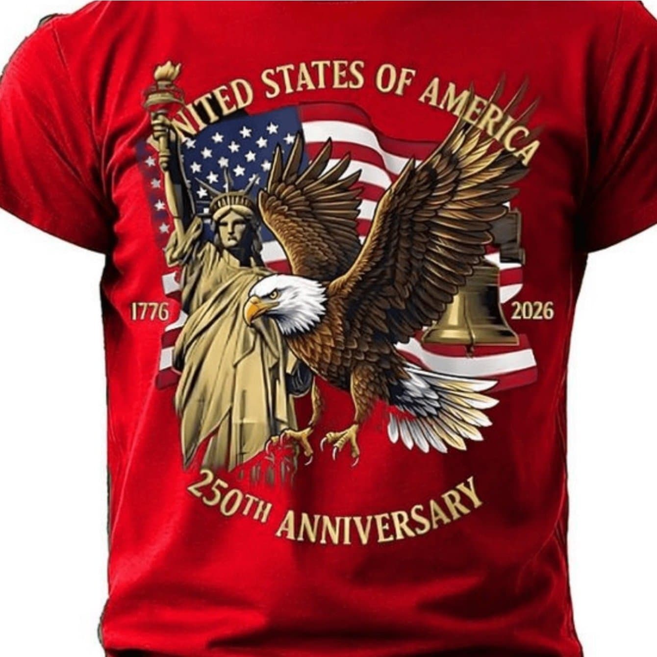 TEMU T-shirt Red Animal Print T Shirt Streetwear Crew Neck Short Sleeve Shirt With Suitable For Wear, Comfortable Regular , Multiple Sizes For, Casual Everyday Basic Wardrobe Essential