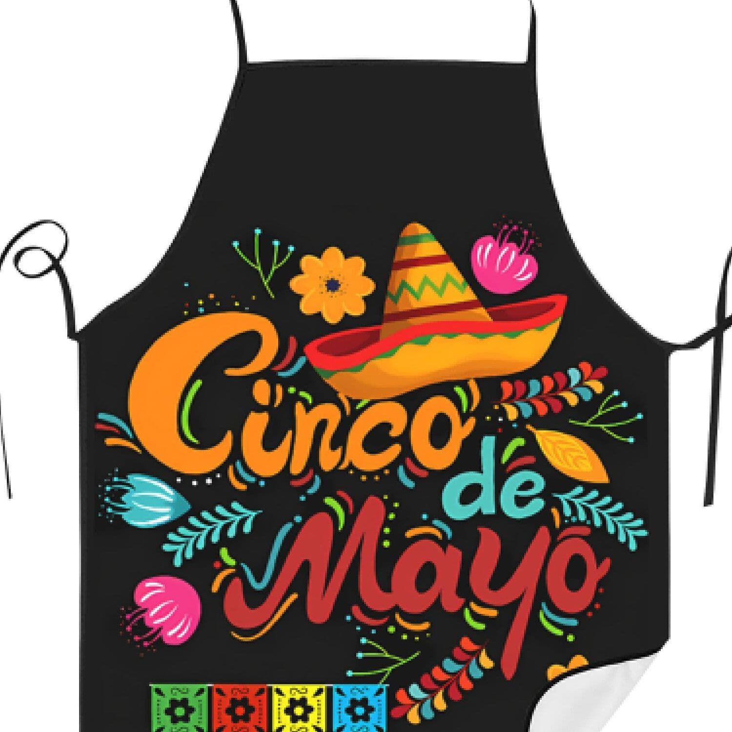 TEMU Apron Featuring Designs For De Celebrations, Suitable For Men And Women.