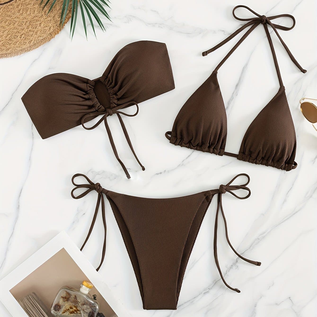 TEMU A Of Three-piece Bikini Swimsuits With Sexy And Fashionable Women's