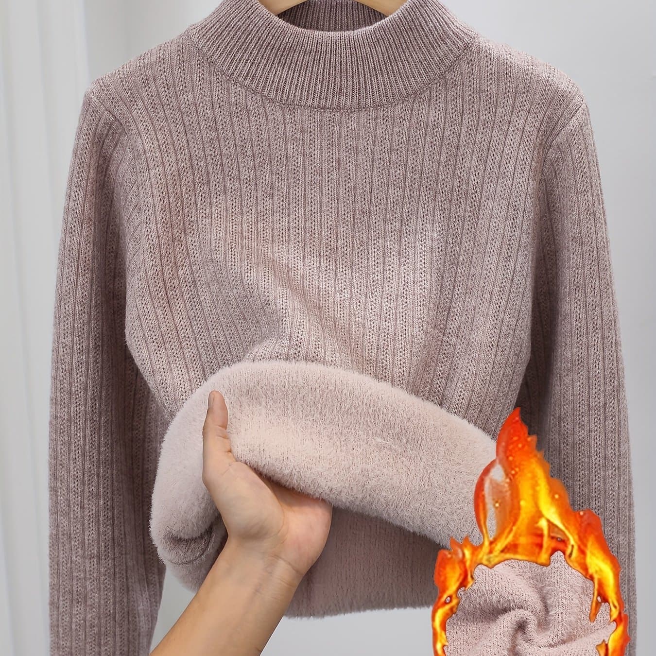 TEMU One-piece Fleece Collar