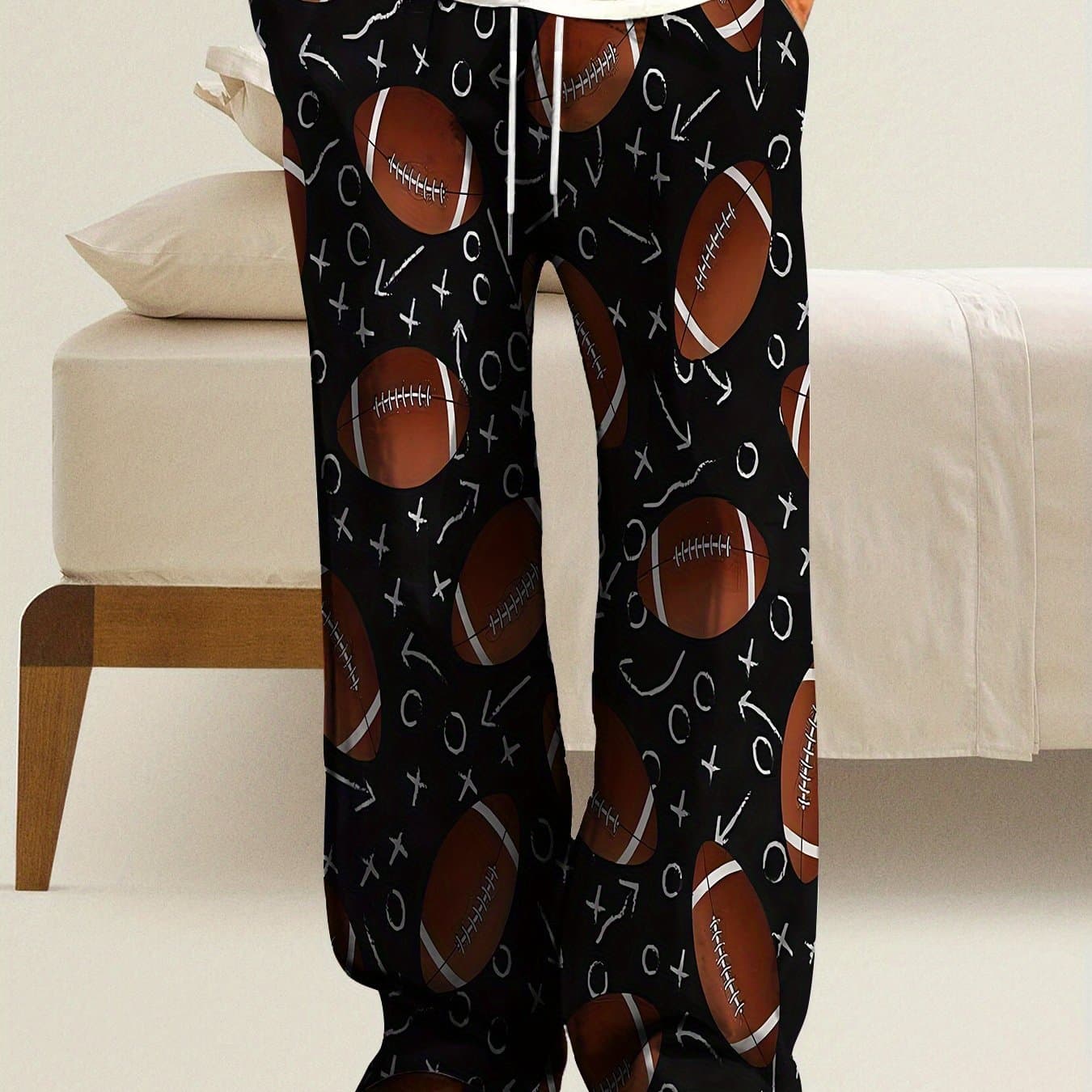 TEMU New Autumn/winter Men's Pants, Loose Straight-leg Youth European And Casual Trousers