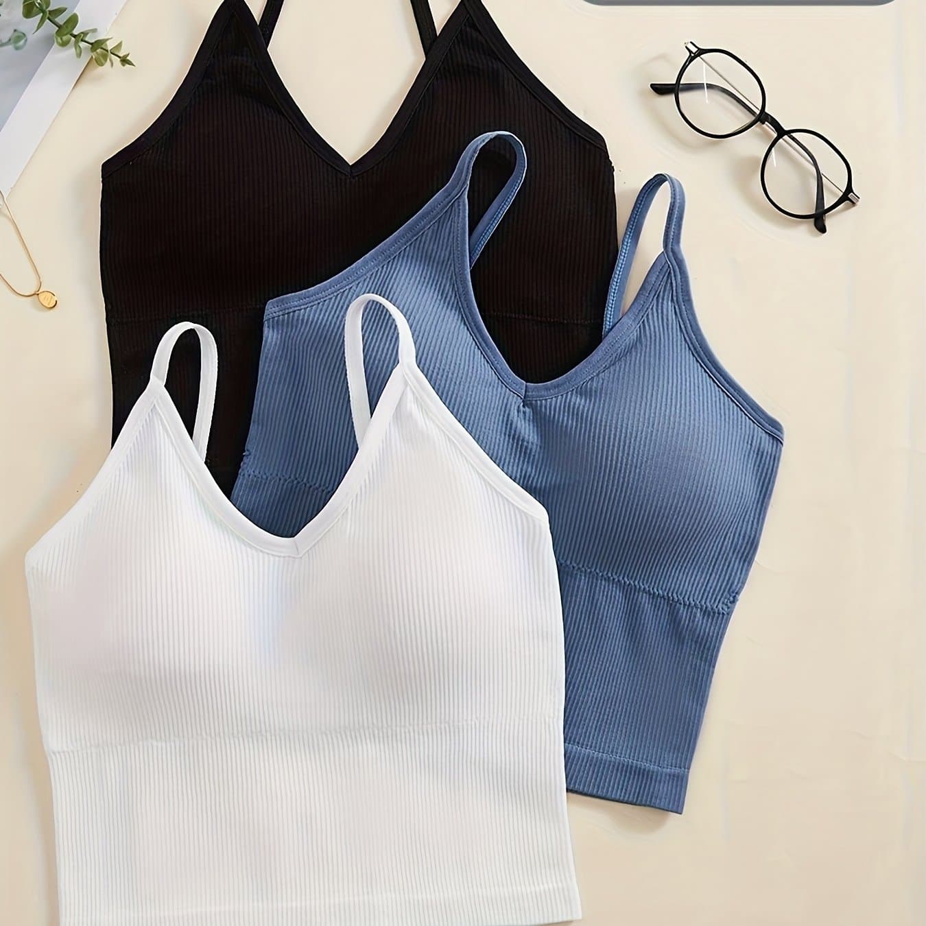 TEMU 3pcs Women's Underwear Set