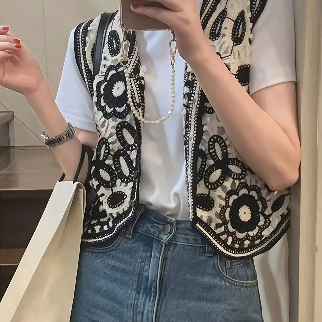TEMU Bohemian Sweet Leisure Temperament Women's Sleeveless Vest