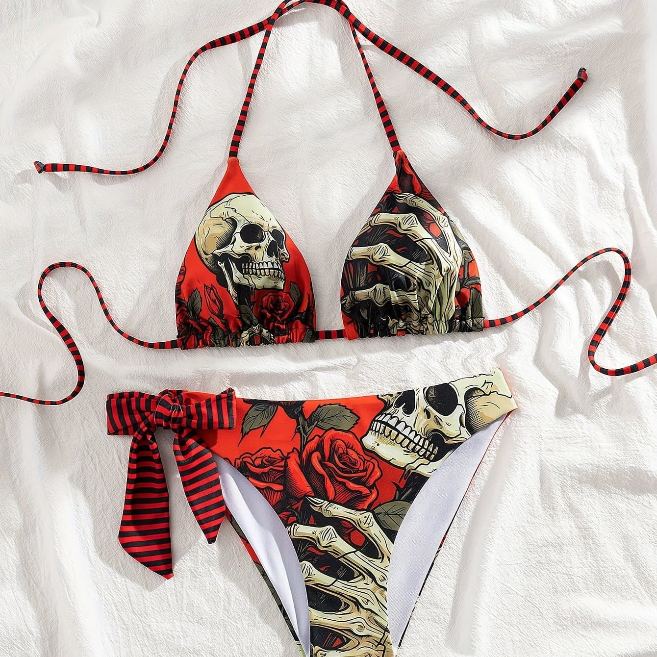 TEMU Bikini Sexy Fashion Two-piece Beach Set