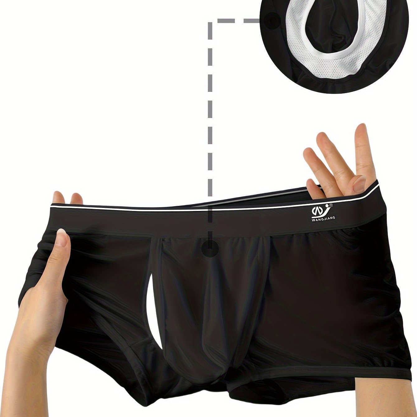 TEMU Thanksgiving Gift: Men's Cooling Boxer Briefs With Surgical Precision Support Pouch, Breathable