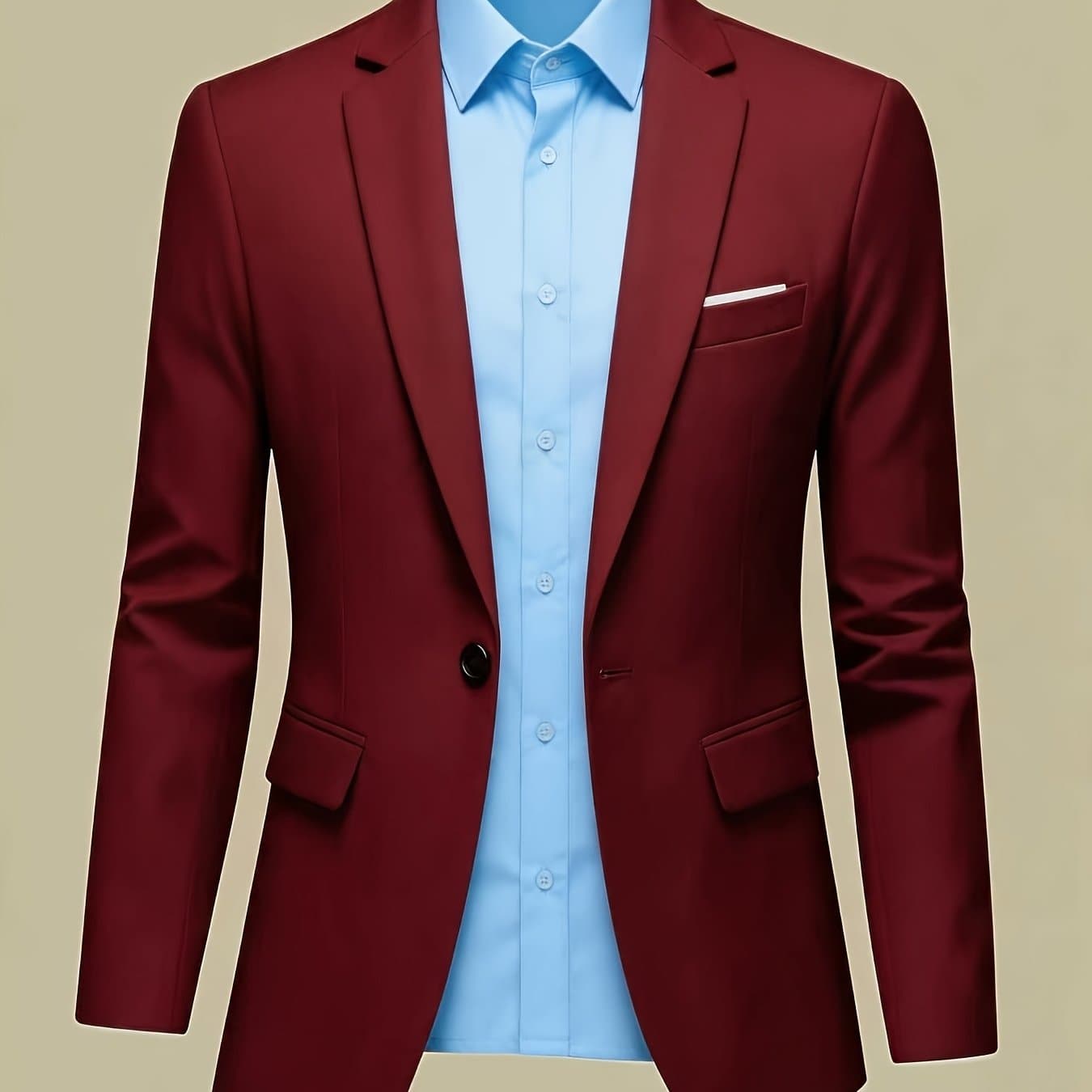 TEMU Cross-border 's Suits, Casual Jacket Tops, And Versatile Wedding Gown Suits ( Suit Included)