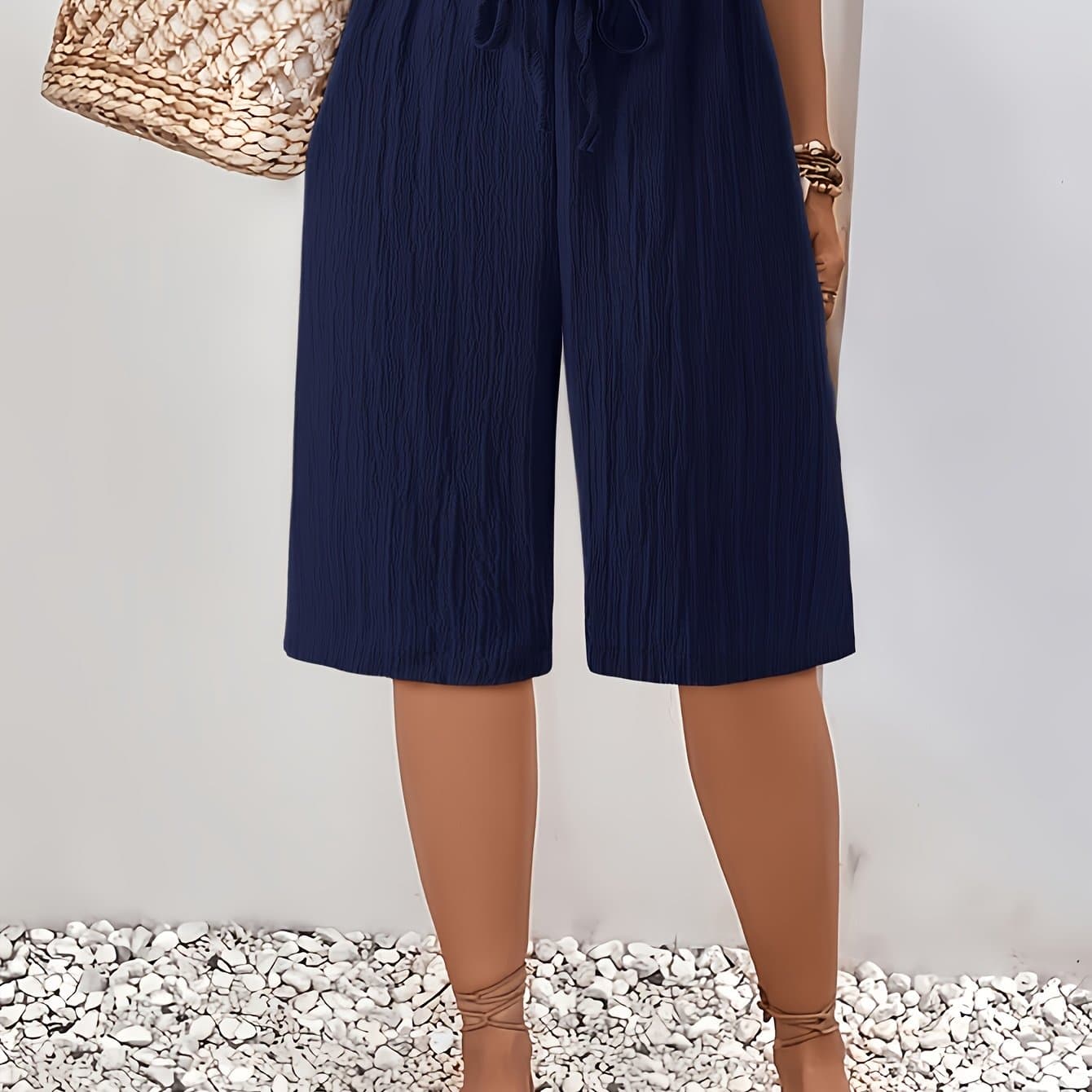 TEMU Directional Style Beach Summer Women's Straight Pants Shorts Women's Casual Summer Women's Shorts