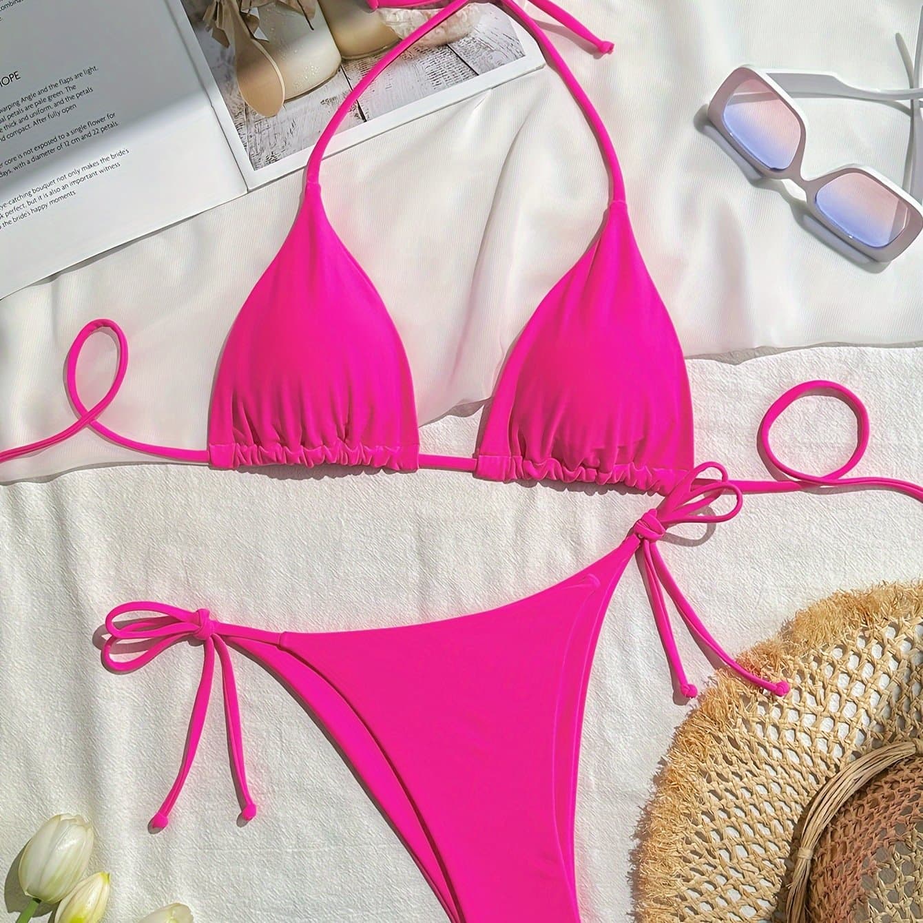 TEMU ' Color Sexy Bikini Swimsuit Set