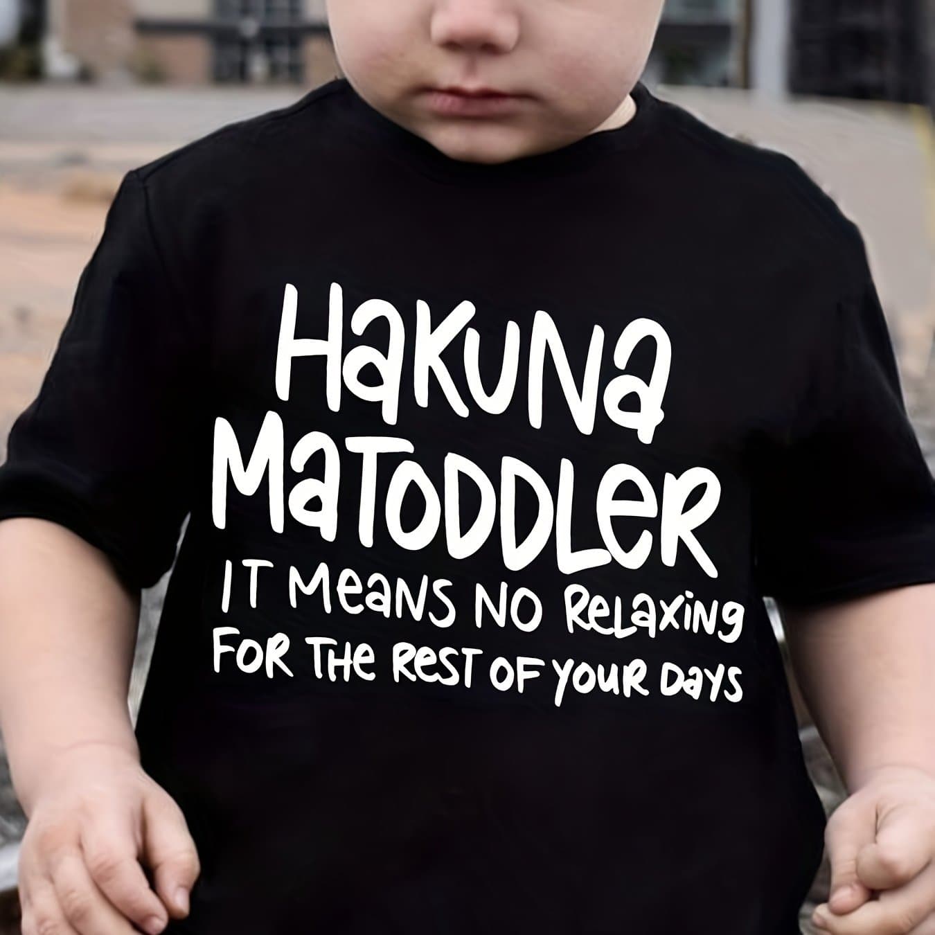 TEMU Boys Cotton T-shirt" Matoddler"print For Comfortable And Casual Round Neck Short Sleeves
