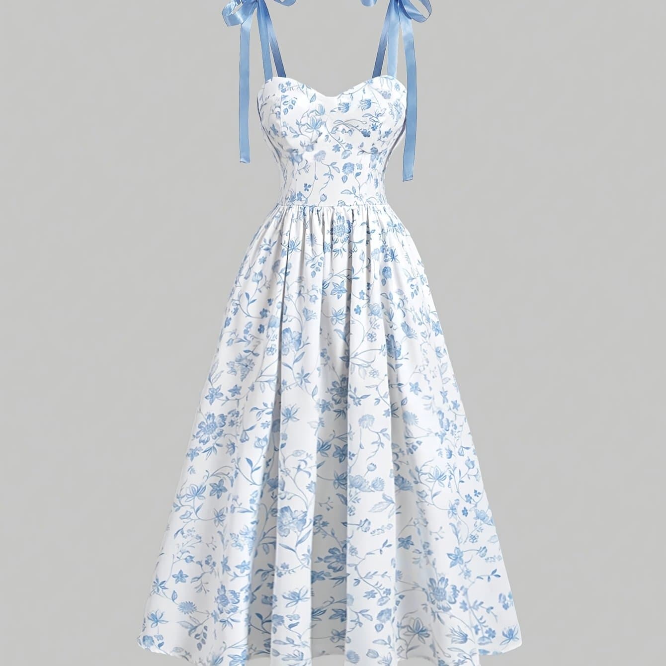 TEMU Elegant Bow Strap Off-shoulder Women's Dress