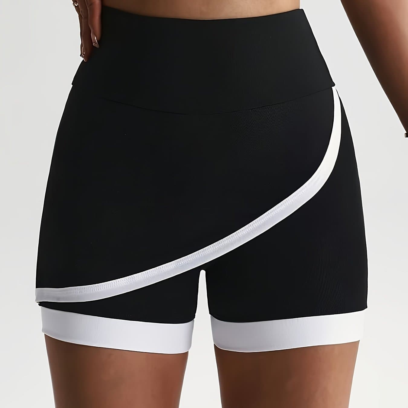 TEMU Women's Contrast Comfortable Casual Shorts