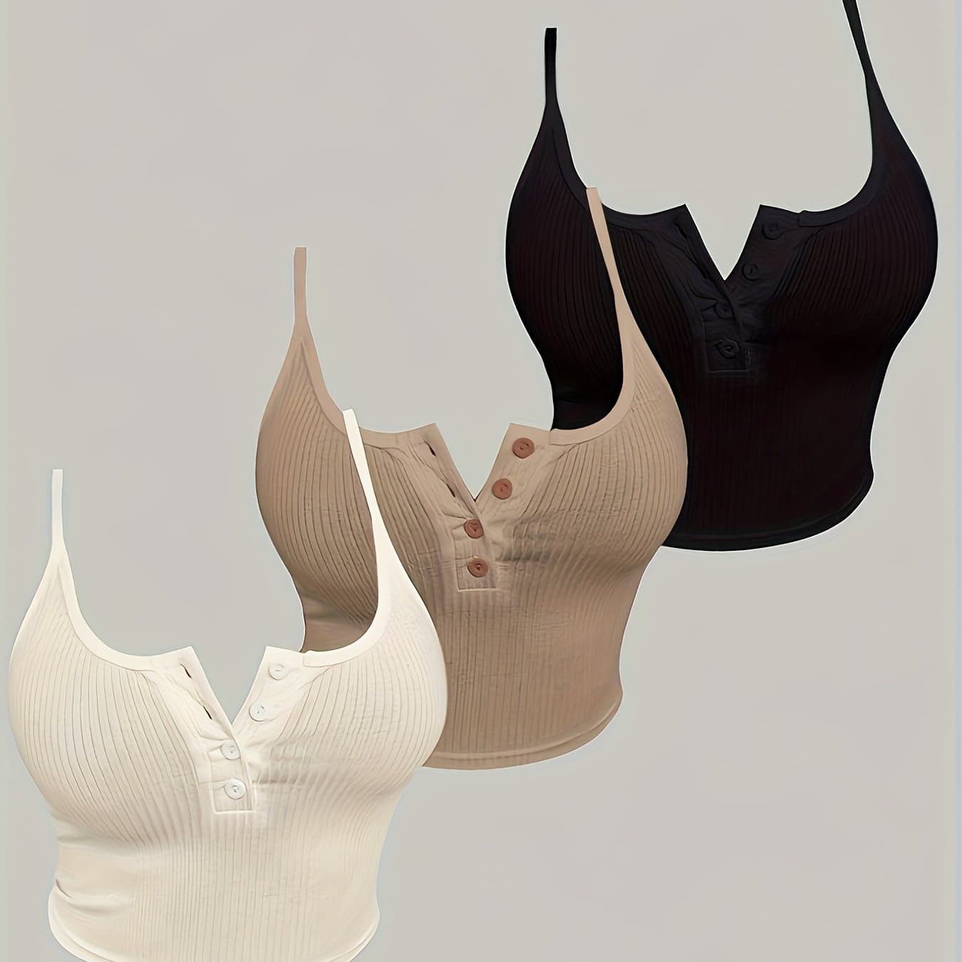 TEMU Ladies' Casual Stylish Sexy Three-piece Set Dp010649