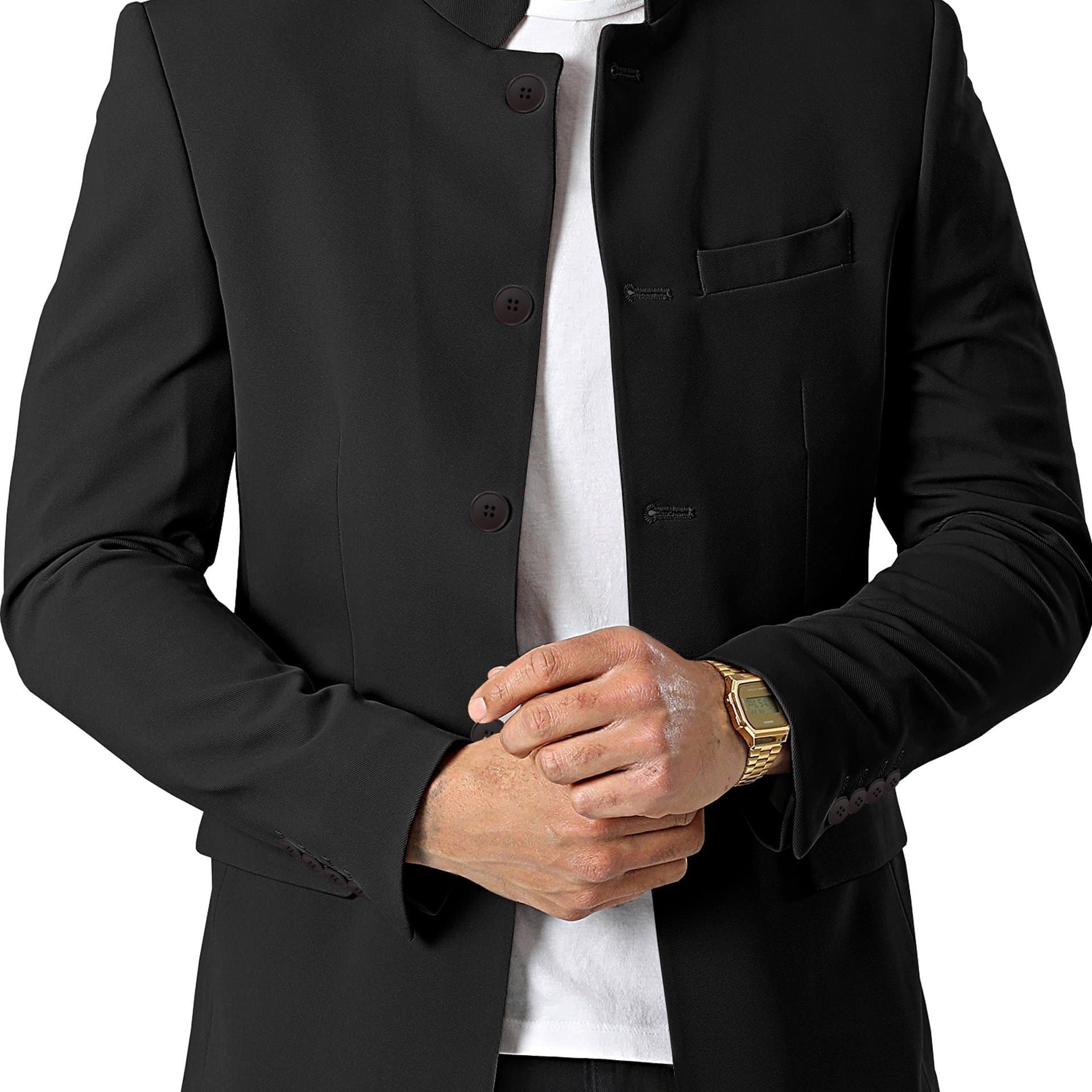 TEMU Plus Size Men' Blazer For