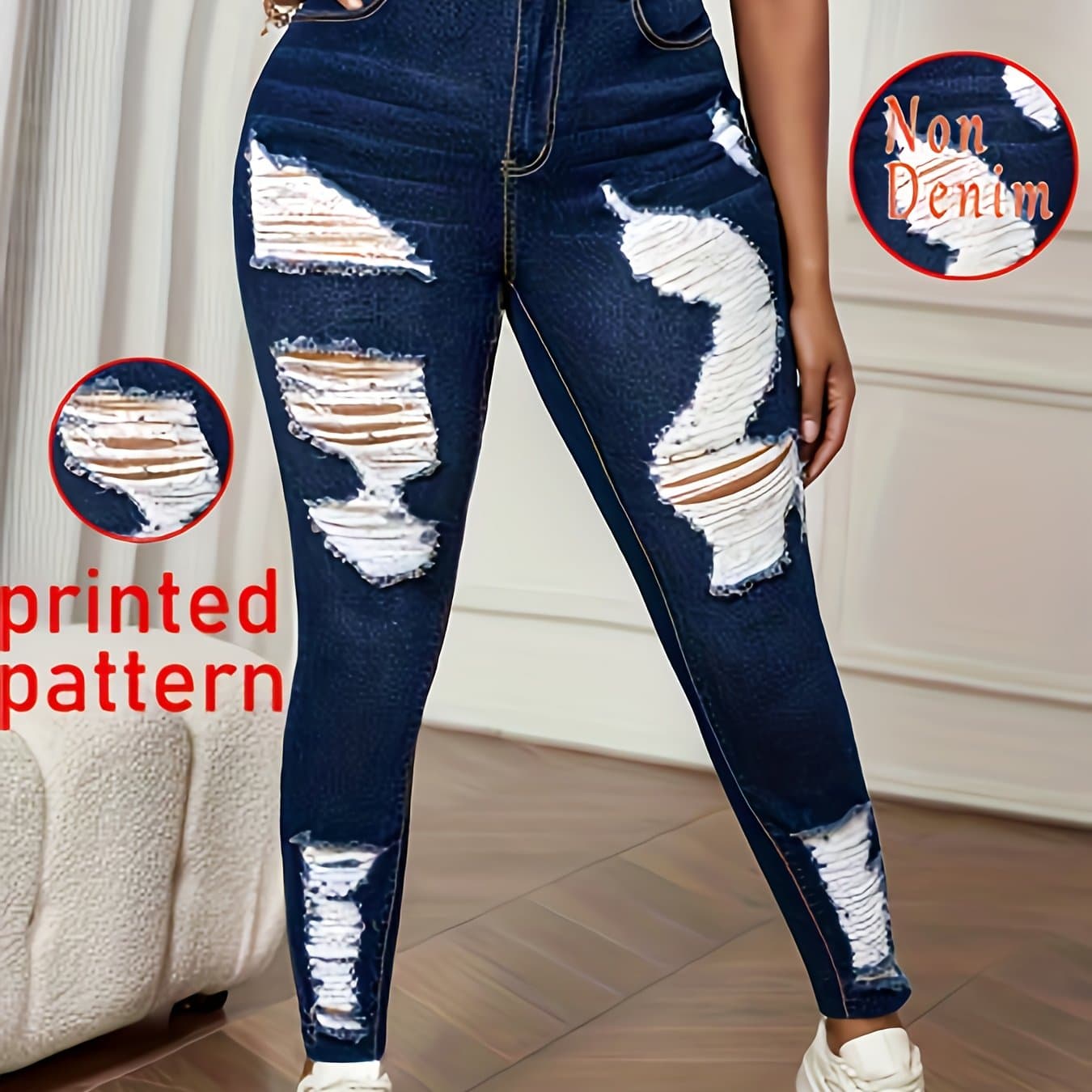 TEMU Women's Stretchy Skinny, Versatile Long Pants For Wear, Machine Washable, No Thickening, For Casual To Formal Outfits