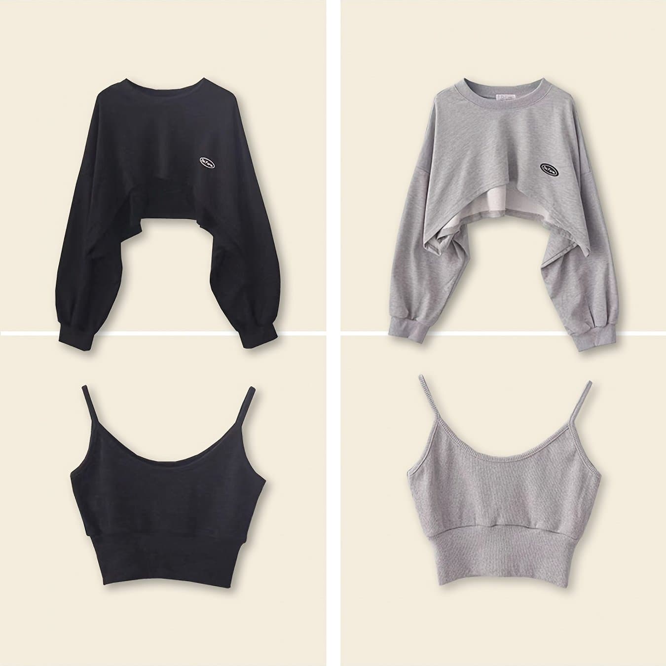 TEMU Niche Chic Top Short Spring And Autumn Design Sense Batwing Sleeve Suit