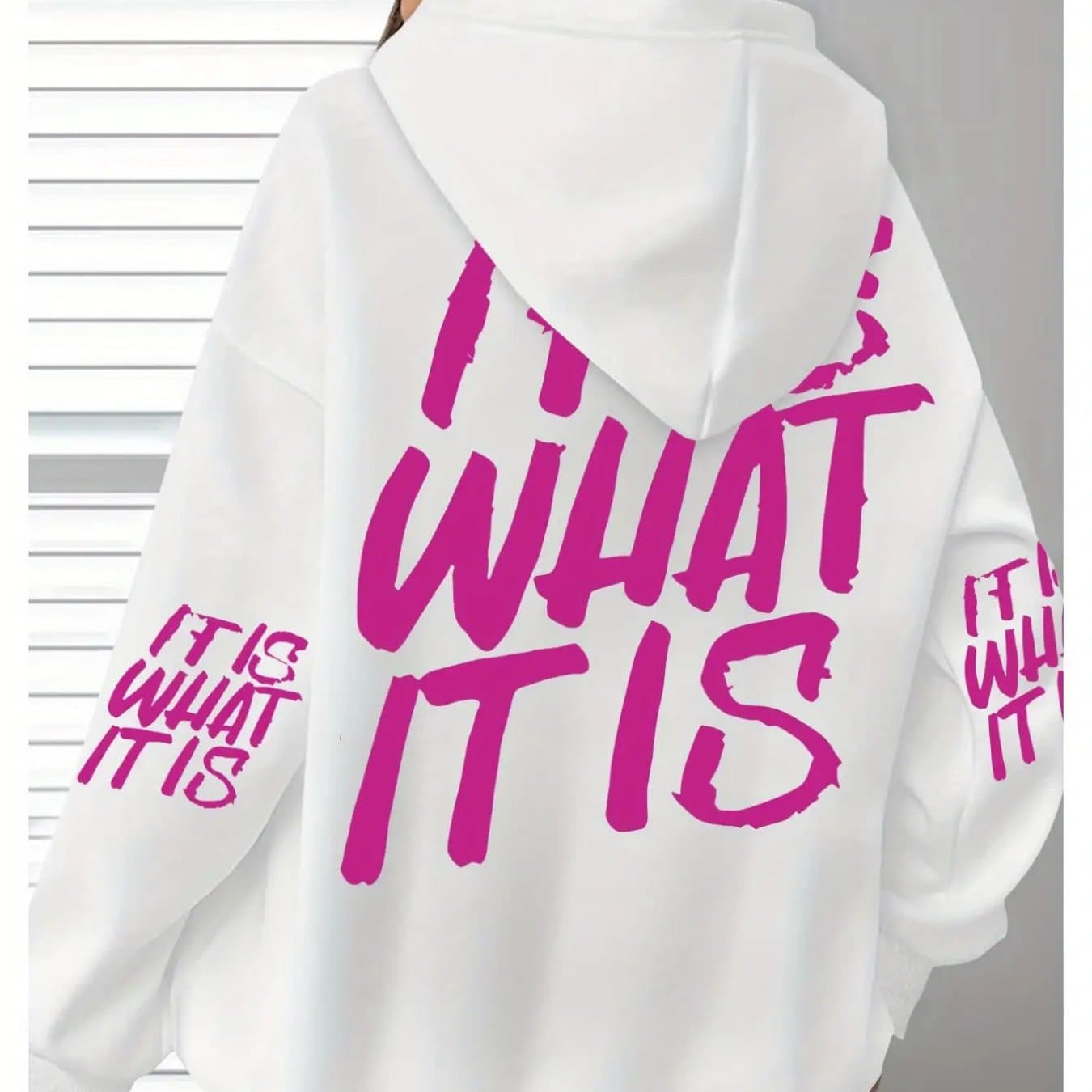 TEMU Wo Soft Full-body Letter 'd' Print Hooded Sweatshirt - Cozy Hoodie With Kangaroo Pocket, Long Sleeve Winter Sweater For Fall And Winter, Machine Washable Casual Sweater (letter )