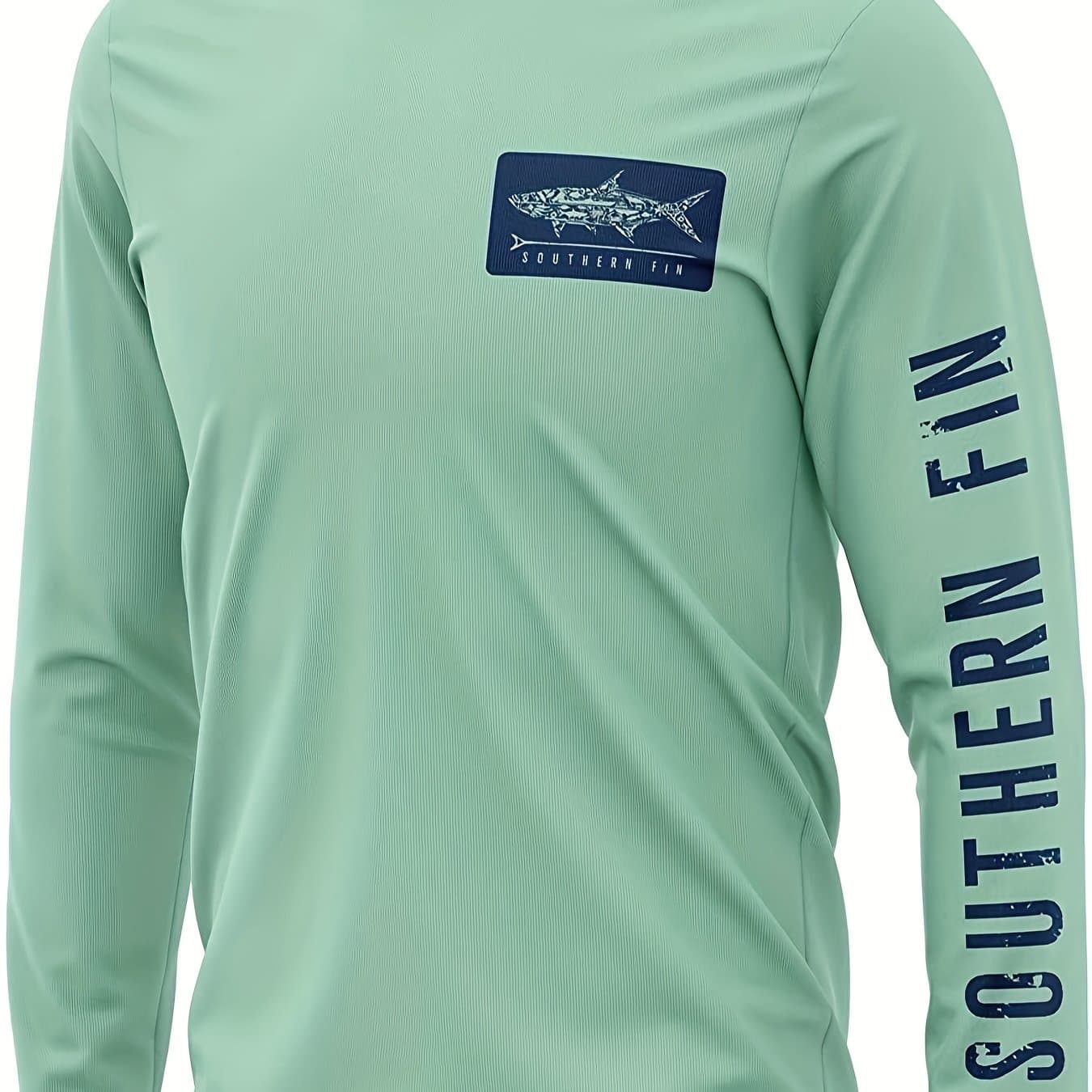 TEMU Men's Outdoor Shirt -drying Fabric, Long Sleeves, Suitable For Fishing And Hiking Hoodie