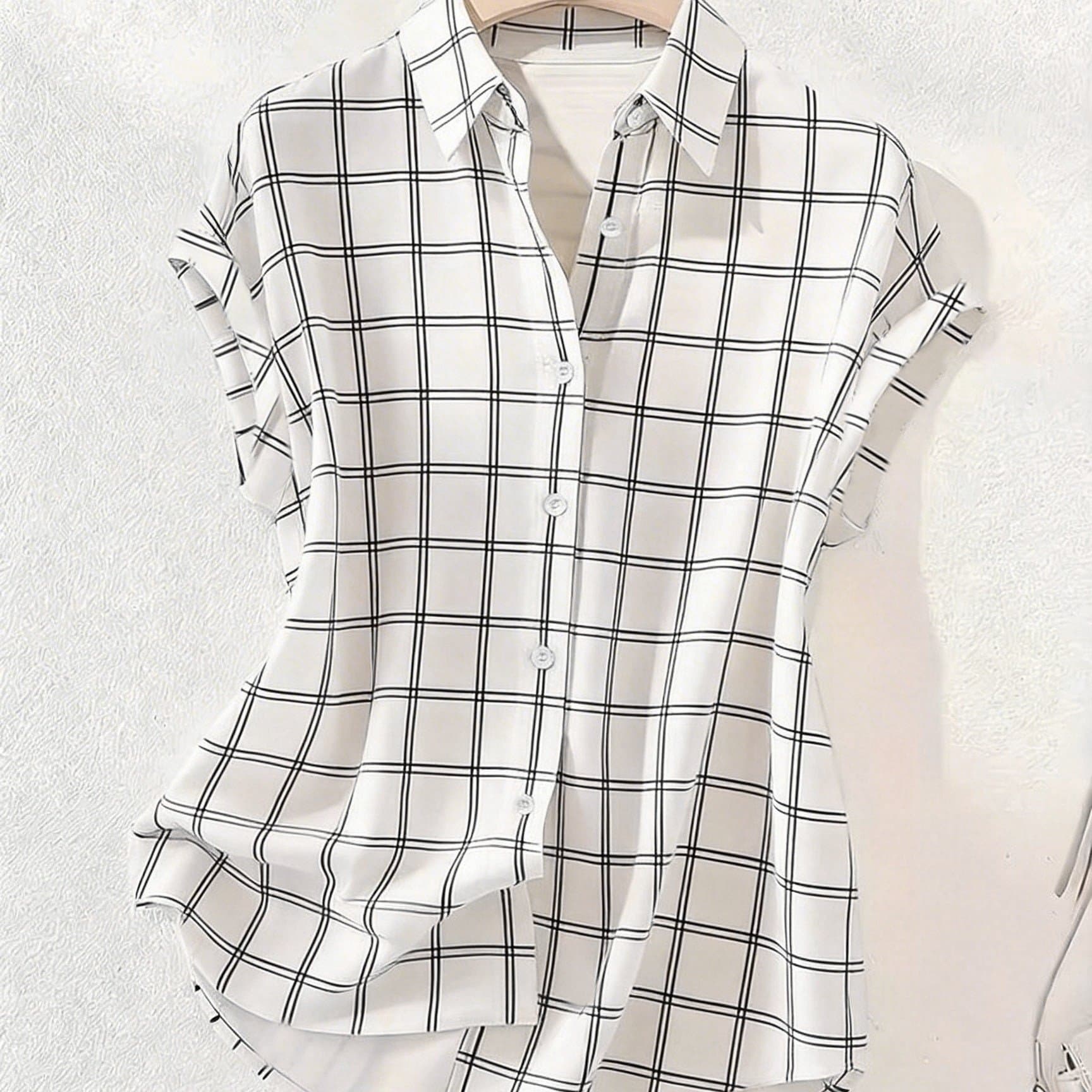 TEMU Women'-button Shirt For Summer