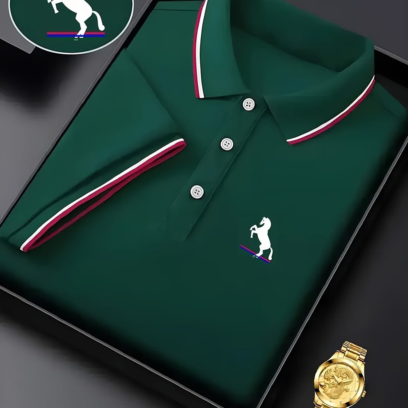 TEMU This Men's Shirt Features A Popular , High-quality Short-sleeved , And A Stylish, Breathable Summer Shirt. Suitable For Business Casual, Comfortable Tennis Training, And As A High-end Gift
