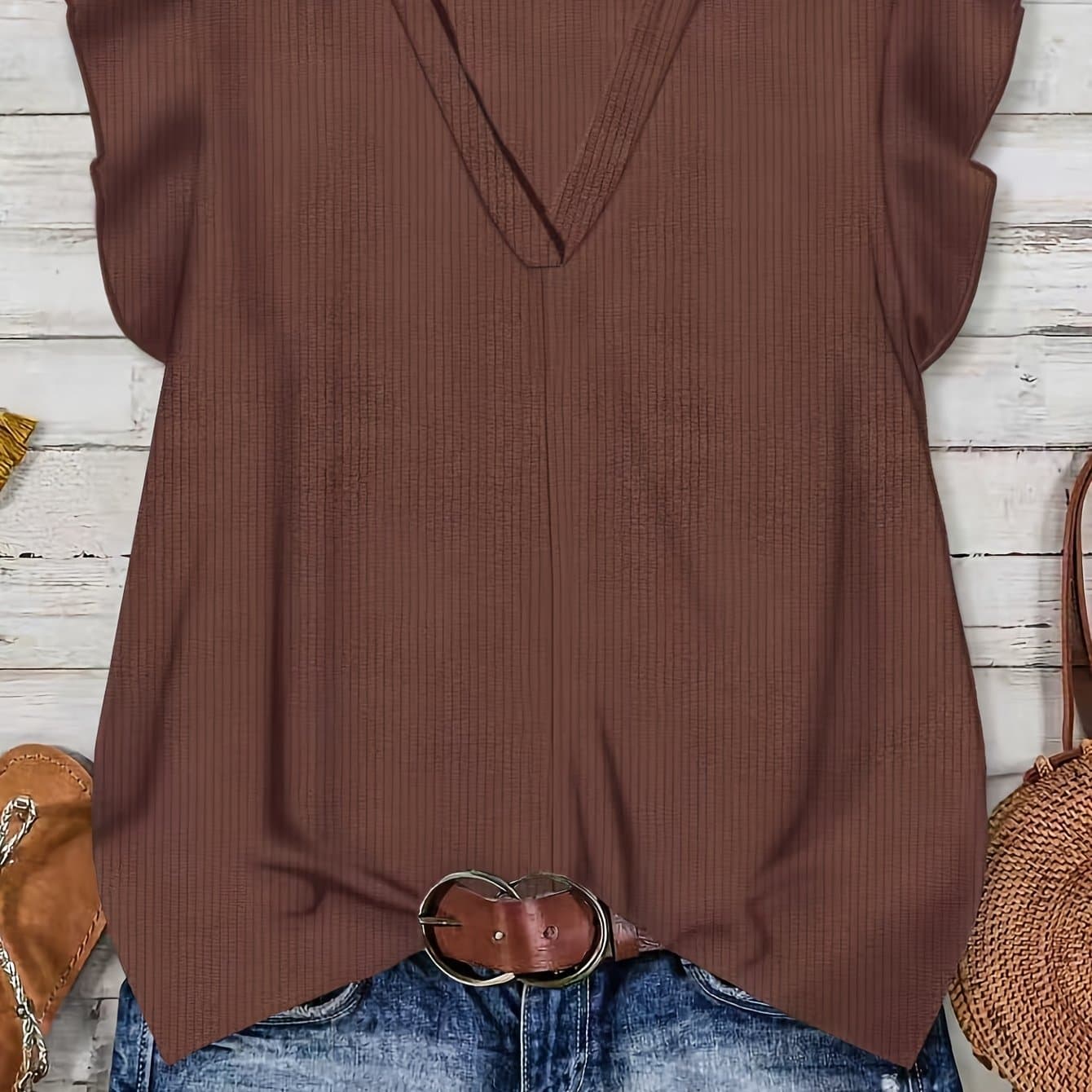 TEMU Women's Casual Easy Shirt, Summer Style