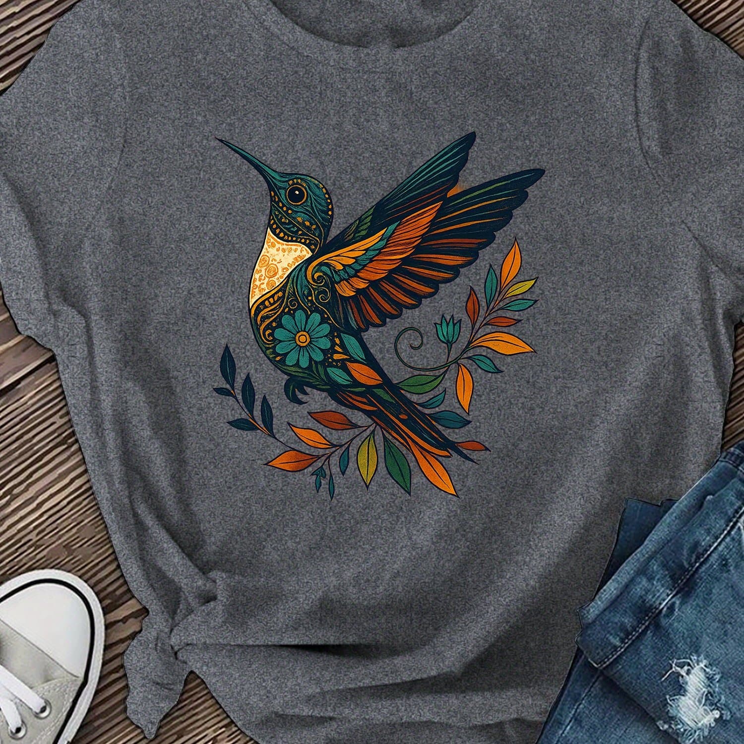 TEMU Cute Lady Short-sleeved, Casual Short-sleeved T-shirt, Ladies' Clothing, Casual Short-sleeved Round-neck Top For Spring And Summer