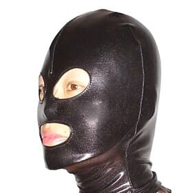 Mask Skin Suit Bodysuit Carnival Costume Full Body Suit Men's Women's Sex Solid Colored Spandex Latex Costume for Halloween Adults'