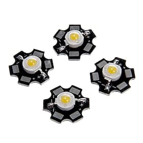 5pcs 1w 80-100lm Chip mit hoher Helligkeit führte warmweißes kaltweißes natürlich weißes blaues Licht superhelle Hochleistung mit Aluminiumsubstrat (dc3-3.2v