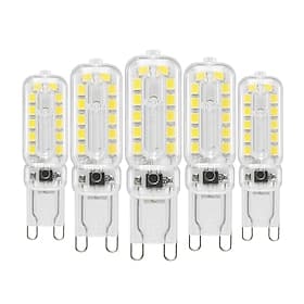 5 stks 10 stks g9 led bi-pin verlichting 6 w 450-550lm 22 led kralen smd 2835 t lamp vorm dimbaar warm wit koud wit 220-240 v 110-130 v roHS voor kroonluchters