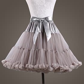 Ballet Dancer Classic Lolita 1950s Vacation Dress Dress Petticoat Hoop Skirt Tutu Crinoline Women's Girls' Costume Vintage Performance Wedding Party Princess P