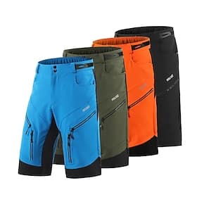 Arsuxeo Men's Cycling MTB Shorts Bike Shorts Bike Shorts Baggy Shorts Relaxed Fit Summer Mountain Bike MTB Road Bike Cycling Sports Quick Dry Waterproof Zipper