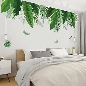 Floral  Plants Wall Stickers Bedroom, Pre-pasted PVC Home Decoration Wall Decal 60X90CM Wall Stickers for bedroom living room