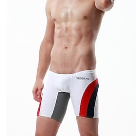 SEOBEAN Homme Shorts de bain Bas Natation Surf Sports nautiques Maillots de Bain Respirable Séchage rapide Confortable Chinlon Elasthanne Tenues de plage / Et