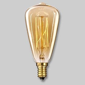 1pc Edsion Bulb 40W E14 ST48 Warm White 2300k Incandescent Vintage Edison Light Bulb 220-240V