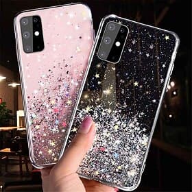 Phone Case For Samsung Galaxy S25 S24 S23 S22 S21 FE S21 Ultra Plus S20 A14 A54 A73 Back Cover Glitter Shine Glitter Shine TPU