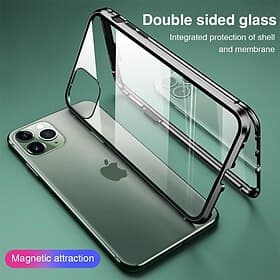 Handy Hülle Handyhüllen Für iPhone 17 Pro Max 17 Air 16 15 14 Pro Max Plus 13 12 11 Pro Max Mini Magnetische Adsorption Vollschutz Beidseitig Stoßfest Gehärtet